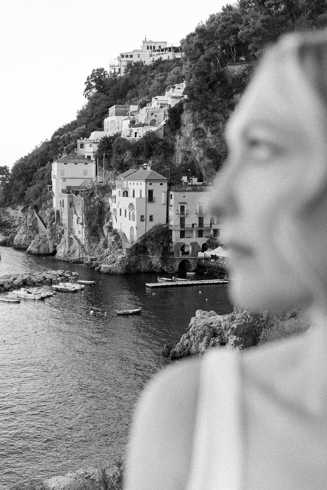 Bride portrait at Borgo Santandrea in Amalfi Coast